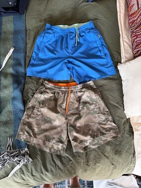 Birddogs Blue & Camo 6” Shorts w/ Liners